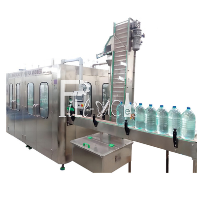 3L / 5L/καθαρό νερό 3 γραμμών μηχανών πλήρωσης μπουκαλιών 10L ορυκτό σε 1 πλαστικό 1000BPH 7.5KW προμηθευτής