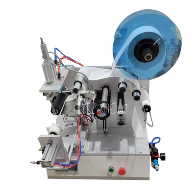 Ημιαυτόματος συγκολλητικός εξοπλισμός Labeler μηχανών μαρκαρίσματος αυτοκόλλητων ετικεττών για το τετραγωνικό μπουκάλι 3 πλευρές ή στρογγυλός κύκλος μπουκαλιών προμηθευτής