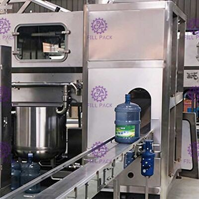 Κανονική πίεση που γεμίζει τη μηχανή πλήρωσης γαλονιού 600BPH προμηθευτής