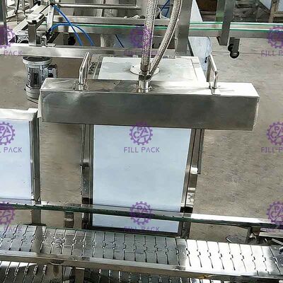 Αυτόματη σίτιση SUS 304 ανύψωσης γεμίζοντας γραμμή γαλονιού 120 BPH προμηθευτής