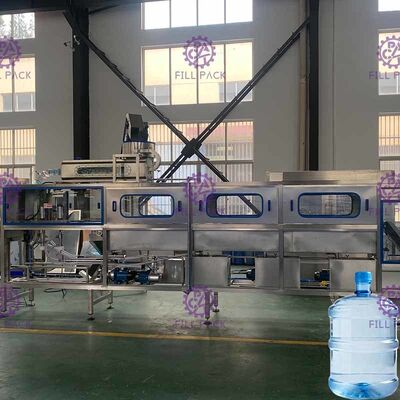 Πόσιμο νερό μηχανή πλήρωσης 5 γαλονιού με το μεταφορέα Rollor προμηθευτής