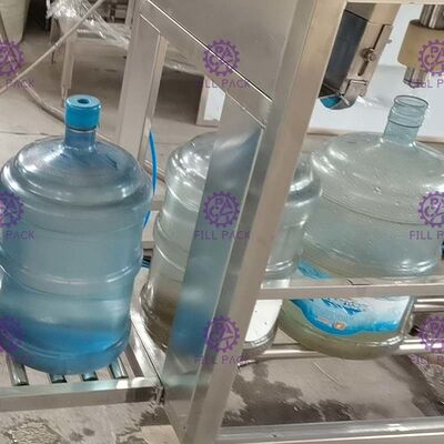 Ανοξείδωτο 304 120 BPH μηχανή πλήρωσης 5 γαλονιού προμηθευτής