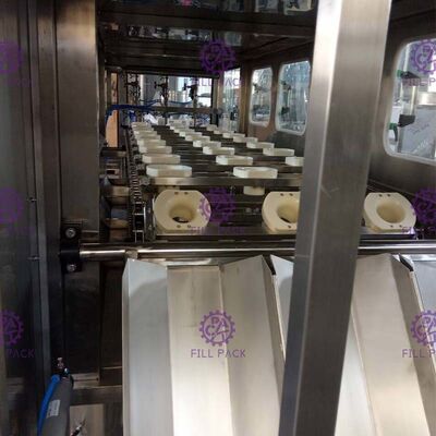 450BPH αυτόματος 5 εμφιαλώνοντας εξοπλισμός νερού μηχανών πλήρωσης γαλονιού 18.9L προμηθευτής