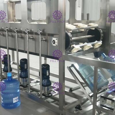 τύπος 4600*2000*1800mm Λ μηχανή πλήρωσης μπουκαλιών 5 γαλονιού προμηθευτής