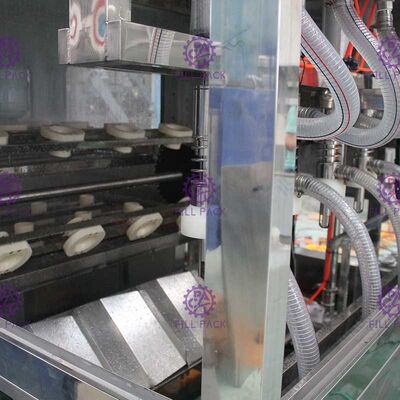 18,9 γεμίζοντας γραμμή γαλονιού μπουκαλιών 600BPH λίτρου πλαστική προμηθευτής