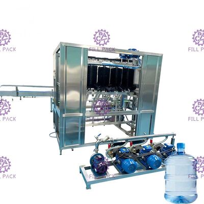 WSNCT-4 450BPH Βιομηχανικός καθαριστής μπουκαλιών 18,9L Παραγωγή πόσιμου νερού προμηθευτής