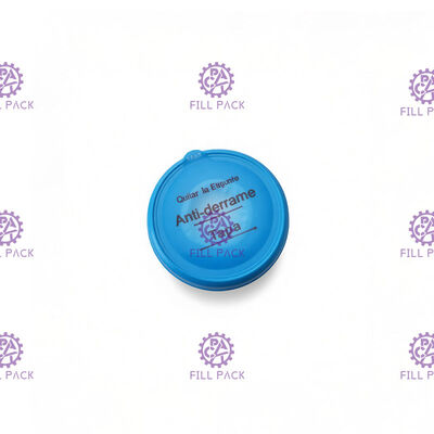 Υλική ΚΑΠ μπουκαλιών γαλονιού PE με τις προσαρμοσμένες ετικέτες προμηθευτής