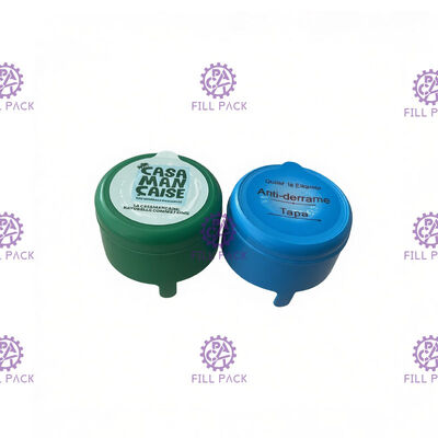 Υλική ΚΑΠ μπουκαλιών γαλονιού PE με τις προσαρμοσμένες ετικέτες προμηθευτής