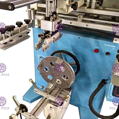 Labeller μπουκαλιών εκτύπωσης οθόνης μεταξιού Semiauto περιστροφική ανίχνευση Photoelectricity για το μπουκάλι 20l προμηθευτής