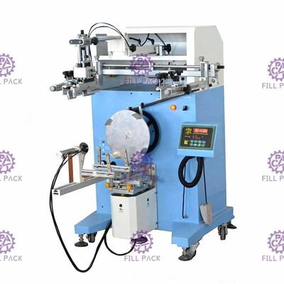 Labeller μπουκαλιών εκτύπωσης οθόνης μεταξιού Semiauto περιστροφική ανίχνευση Photoelectricity για το μπουκάλι 20l προμηθευτής