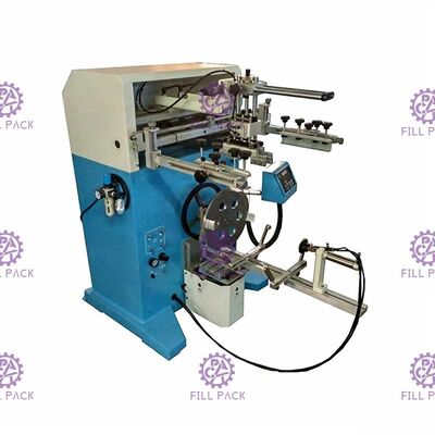 Labeller μπουκαλιών εκτύπωσης οθόνης μεταξιού Semiauto περιστροφική ανίχνευση Photoelectricity για το μπουκάλι 20l προμηθευτής