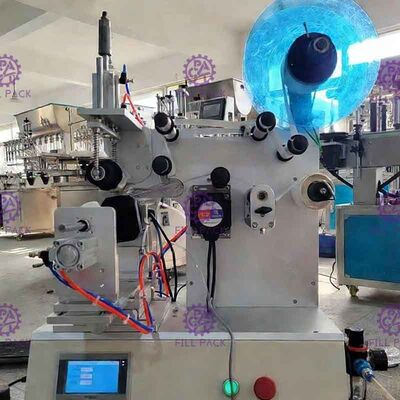 Ημιαυτόματος συγκολλητικός εξοπλισμός Labeler μηχανών μαρκαρίσματος αυτοκόλλητων ετικεττών για το τετραγωνικό μπουκάλι 3 πλευρές ή στρογγυλός κύκλος μπουκαλιών προμηθευτής