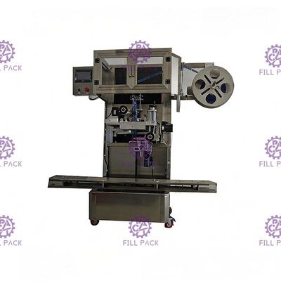 Ηλεκτρικός επικεφαλής μανίκι ΚΑΠ γύρω από το μπουκάλι Labeler προμηθευτής