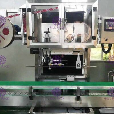 Ηλεκτρικός επικεφαλής μανίκι ΚΑΠ γύρω από το μπουκάλι Labeler προμηθευτής