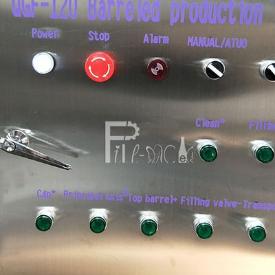 Αυτόματη καυτή πλύση qgf-120 μηχανή πλήρωσης 5 γαλονιού προμηθευτής
