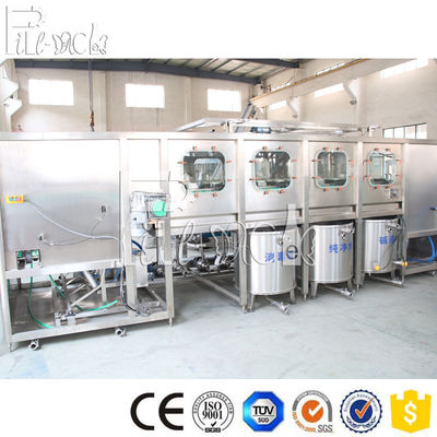 Αυτόματο PLC μηχανών πλήρωσης νερού ανά βαρέλι κάδων/γαλόνι 1500bph προμηθευτής