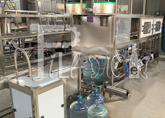 300bph μηχανή πλήρωσης νερού βαρελιών PLC τυμπάνων 5 γαλονιού αυτόματη προμηθευτής