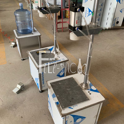 Αυτόματο PLC 450mm γαλονιού χειρωνακτική μηχανή κάλυψης μπουκαλιών της Pet προμηθευτής