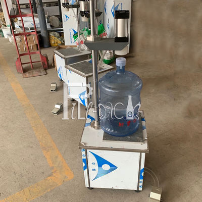 Αυτόματο PLC 450mm γαλονιού χειρωνακτική μηχανή κάλυψης μπουκαλιών της Pet προμηθευτής