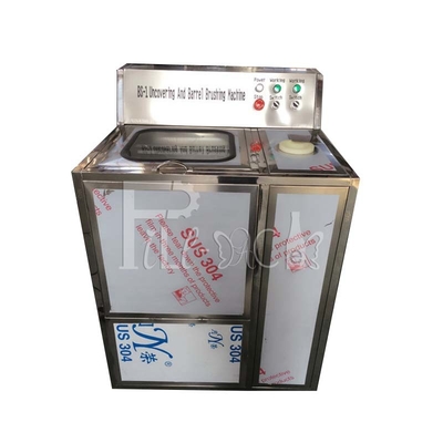 Βαρέλι 120BPH Semiauto πλυντήριο μπουκαλιών 5 γαλονιού με το κουμπί Scram προμηθευτής