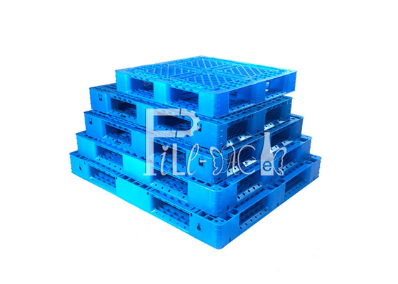 Διπλός HDPE πλευρών μεγάλος Stackable αντιστρέψιμος παλετών γαλονιού ανακυκλωμένος νερό πλαστικός προμηθευτής