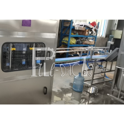450BPH Γραμμικό εξωτερικό πλυντήριο μπουκαλιών 5 γαλόνων προμηθευτής