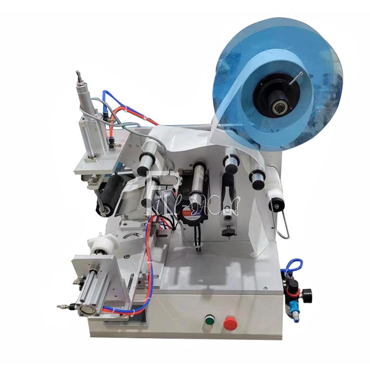 Ημιαυτόματος συγκολλητικός εξοπλισμός Labeler μηχανών μαρκαρίσματος αυτοκόλλητων ετικεττών για το τετραγωνικό μπουκάλι 3 πλευρές ή στρογγυλός κύκλος μπουκαλιών προμηθευτής