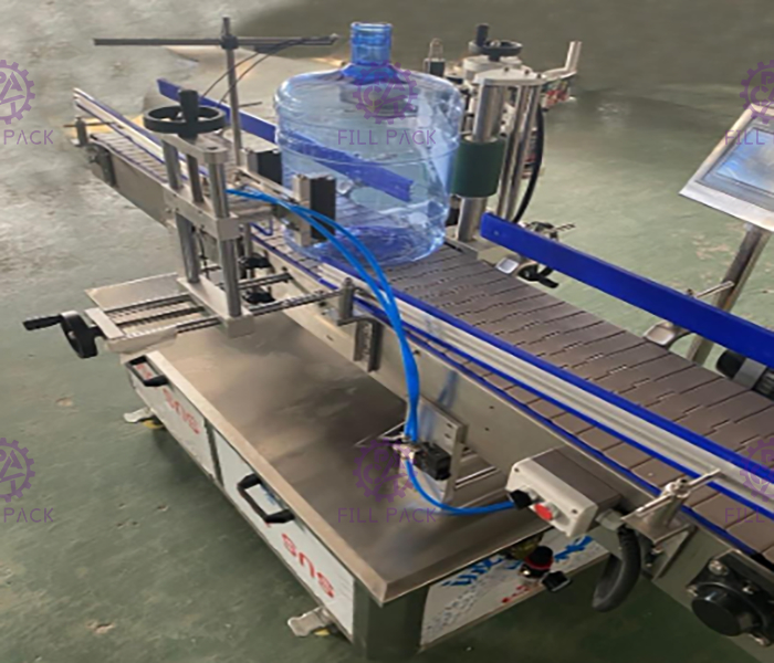 Αυτόματο 1200BPH Labeller μπουκαλιών 5 γαλονιού έλεγχος PLC που προσαρμόζεται προμηθευτής