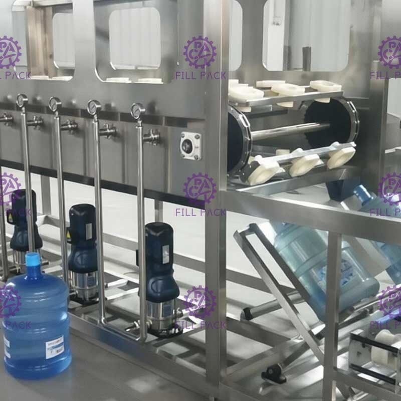 τύπος 4600*2000*1800mm Λ μηχανή πλήρωσης μπουκαλιών 5 γαλονιού προμηθευτής