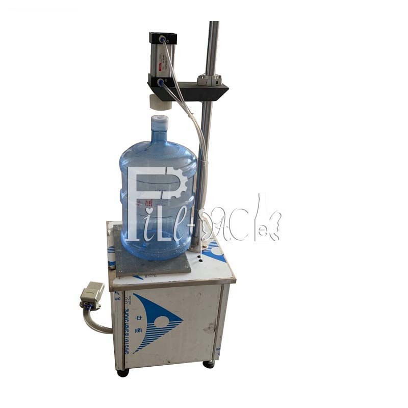 Αυτόματο PLC 450mm γαλονιού χειρωνακτική μηχανή κάλυψης μπουκαλιών της Pet προμηθευτής