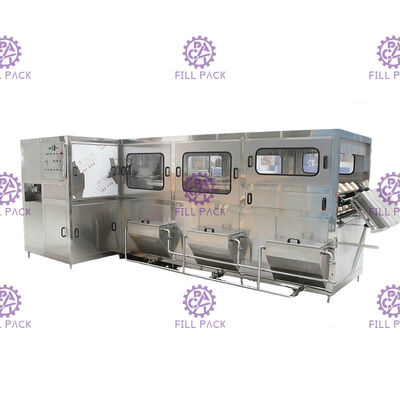 Πόσιμο νερό 600BPH μηχανή πλήρωσης βάζων 20 λίτρου