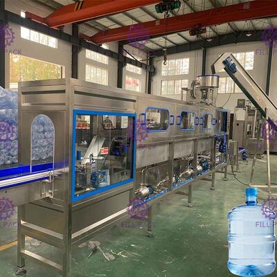 Μία οδός 380v Γεμιστήρα Γαλόνια καθαρό νερό πλύση 200bph