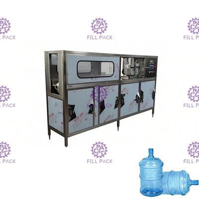 Πλήρης 100 πλήρης αυτόματος μηχανών πλήρωσης γαλονιού βαρελιών 18.9l Bph μεγάλος