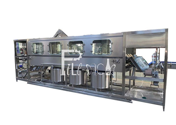 Ασφαλής 450BPH 18.9L καθαρή μηχανή πλήρωσης νερού τροφίμων