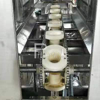 Ένας δρόμος 120 BPH μηχανή πλήρωσης νερού 5 γαλονιού