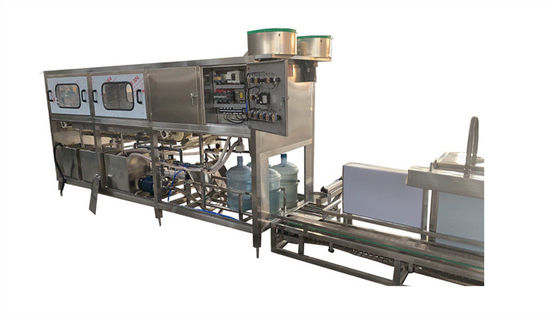 100bph αυτόματος έλεγχος PLC μηχανή πλήρωσης 5 γαλονιού για το πόσιμο νερό