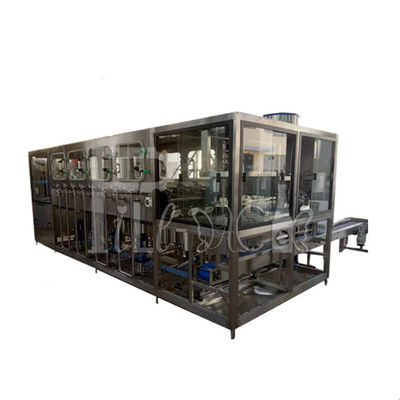 450bph αυτόματο 9.75kw μηχανή πλήρωσης 5 γαλονιού με τον έλεγχο PLC